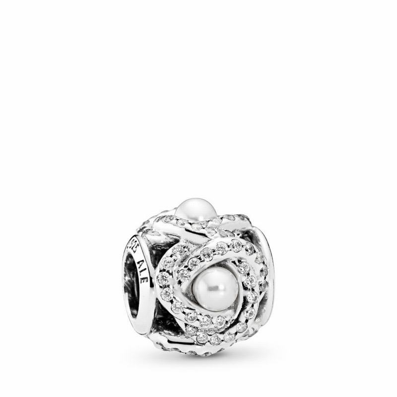 Pandora Luminous Love Knot Charm NZ, Sterling Silver (480751-ZXT)